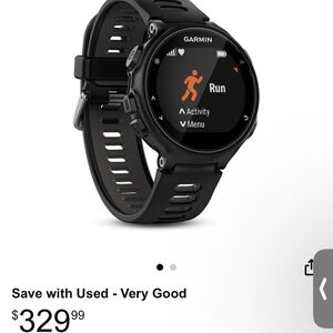 Forerunner 735XT, Multisport GPS Running Watch with Heart Rate, Black/Gray